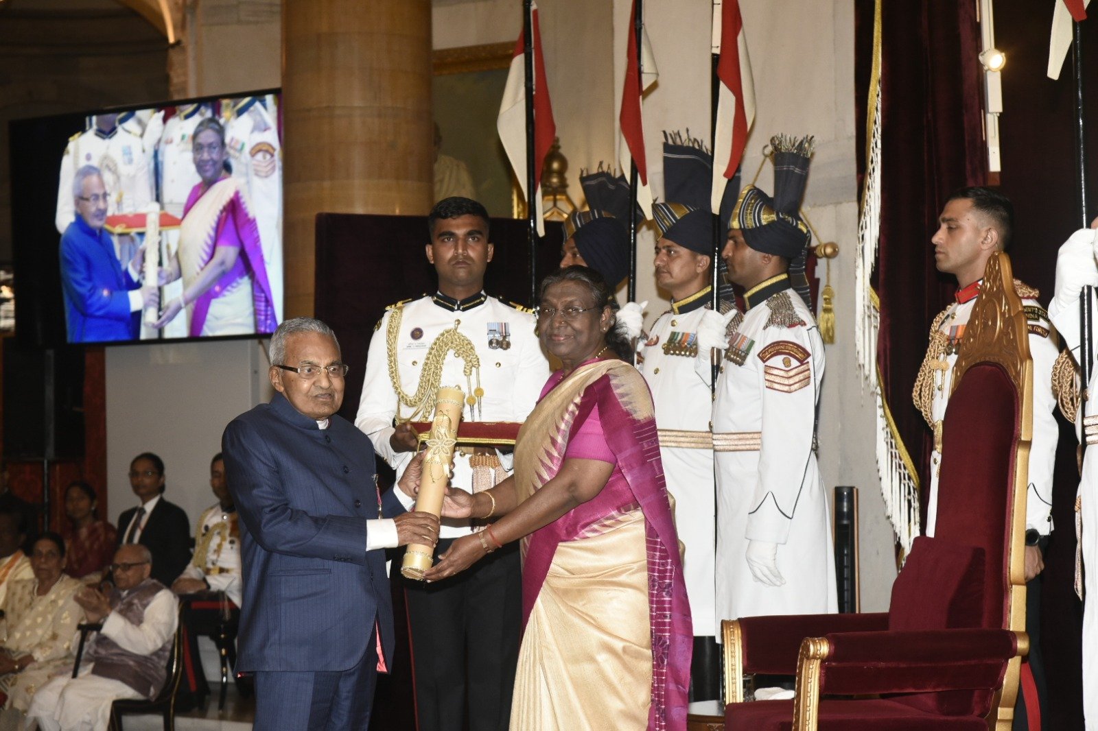 Dr. Sitaram Jindal Conferred with Prestigious Padma Bhushan Award by the President of India