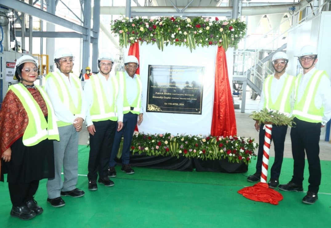 Vesuvius Group CEO Mr. Patrick Andre inaugurates new Flux plant in Visakhapatnam