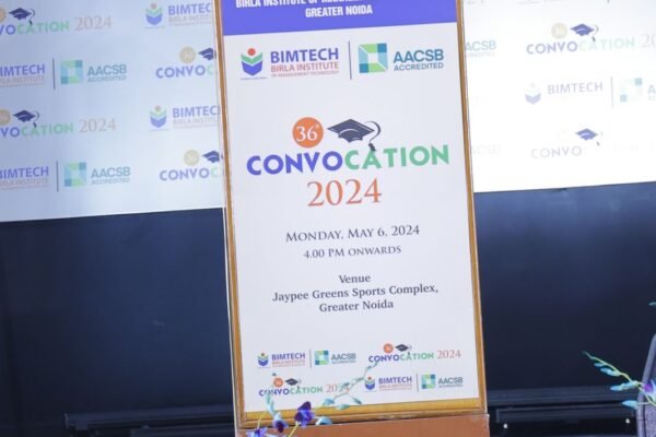 Vice-President of India Shri Jagdeep Dhankhar Inspires Graduates at BIMTECH’s 36th Convocation