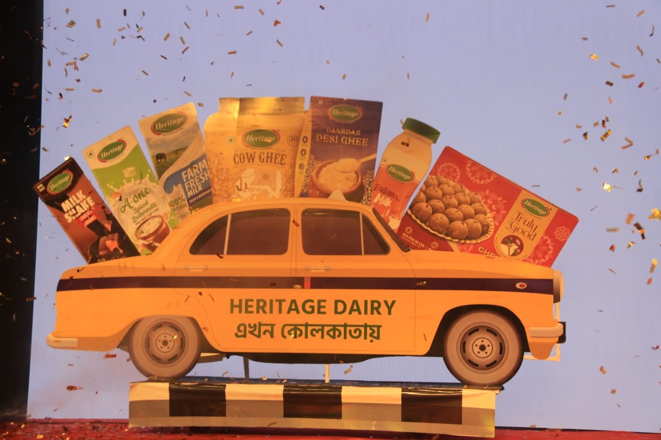 India’s Fastest Growing Dairy Brand, Heritage, set to make a Mark in West Bengal