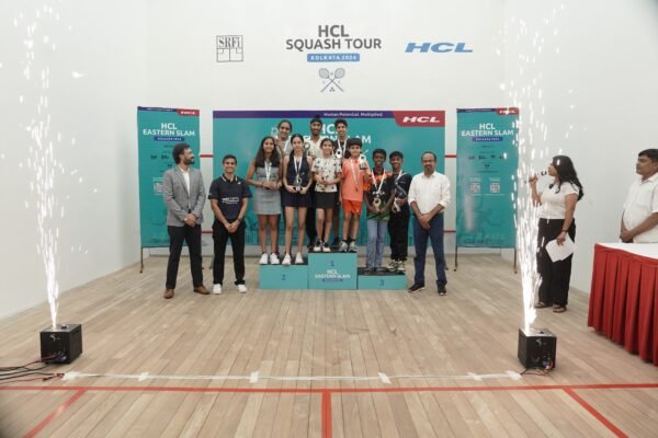 Anahat Singh and Ravindu Laksiri lead the way at the HCL Squash Tour in Kolkata