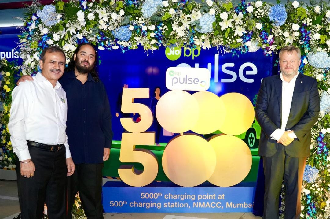 Jio-bp pulse completes installation of 5,000 charging points across 500 charging stations