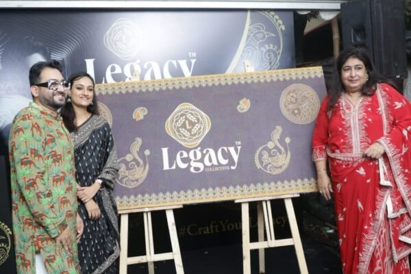 LEGACY COLLECTIVE unveils unique Nakshi Kantha art piece at the iconic Ahiritola Sarbojanin Durgotsav in Kolkata