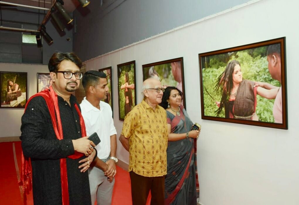 Anupam Halder's solo photography exhibition was held at the Academy of Fine Arts