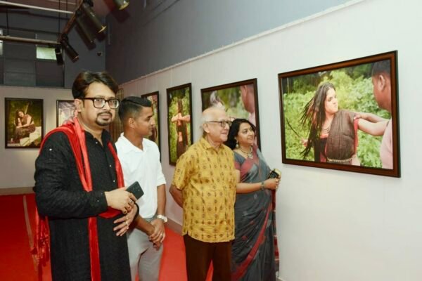 Anupam Halder's solo photography exhibition was held at the Academy of Fine Arts