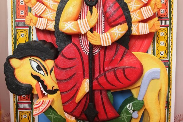 Students Of Techno India Group Creates Eco-Friendly Maa Durga Idol