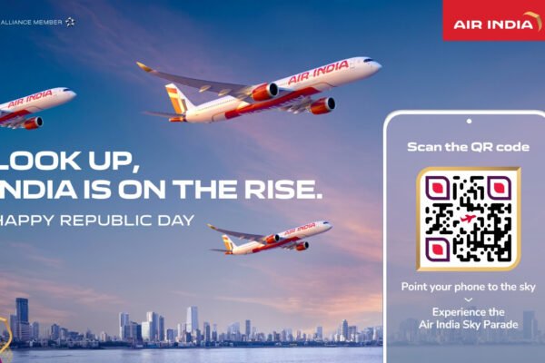 AIR INDIA CELEBRATES REPUBLIC DAY WITH AR SKY PARADE