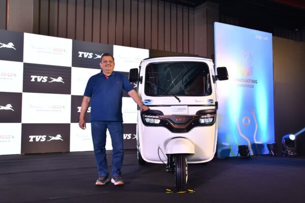 TVS Motor Company Launches India’s First, Bluetooth Connected, Electric Three-Wheeler - TVS King EV MAX