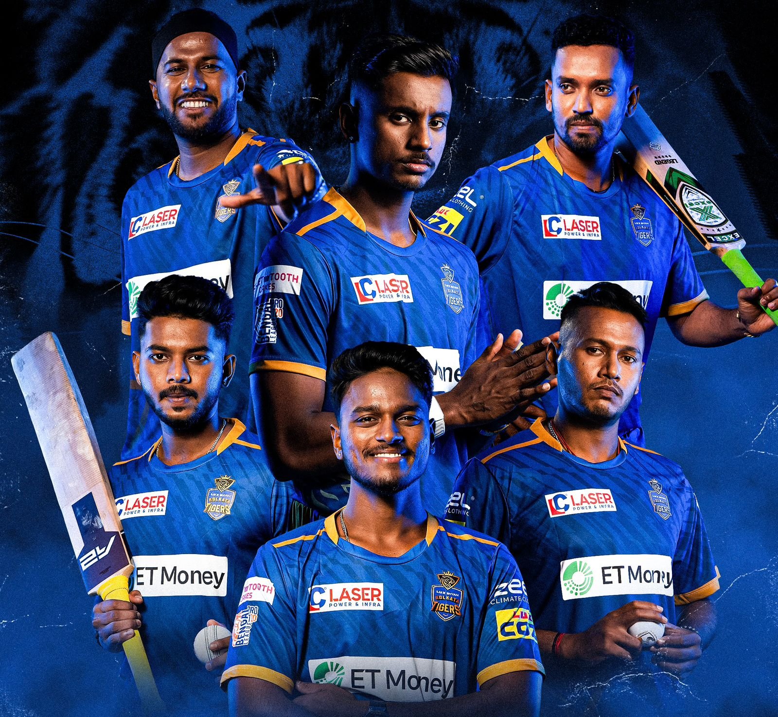 Lux Shyam Kolkata Tigers All Set for a Power-Packed Second Edition of Bengal Pro T20 League 2025