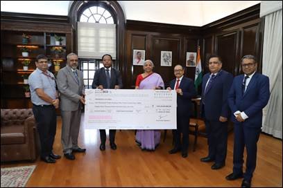 Bank of India Pays Dividend of Rs. 1,353.05 crores to Government of India