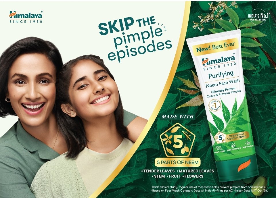 Himalaya Wellness Reinvents India’s No.1 Face Wash with New 5-Parts of Neem Formula