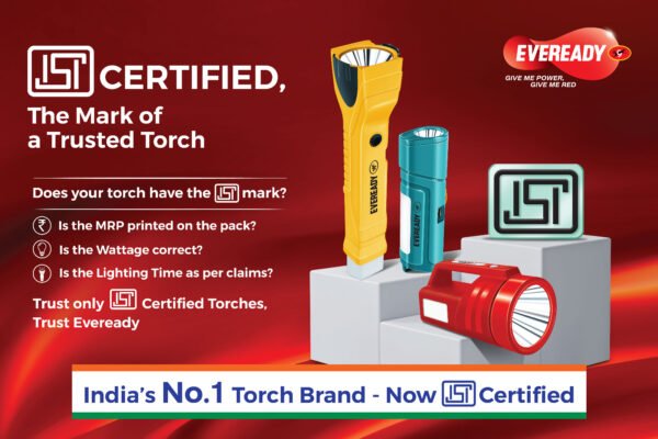 India’s No.1 Flashlight Manufacturer Eveready Industries Receives BIS Certification For TEFCO Facility