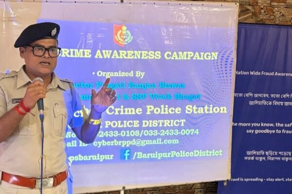 Bajaj Finance conducts ‘Knockout Digital Fraud’,* *a cyber security awareness drive in Baruipur, South 24 Parganas