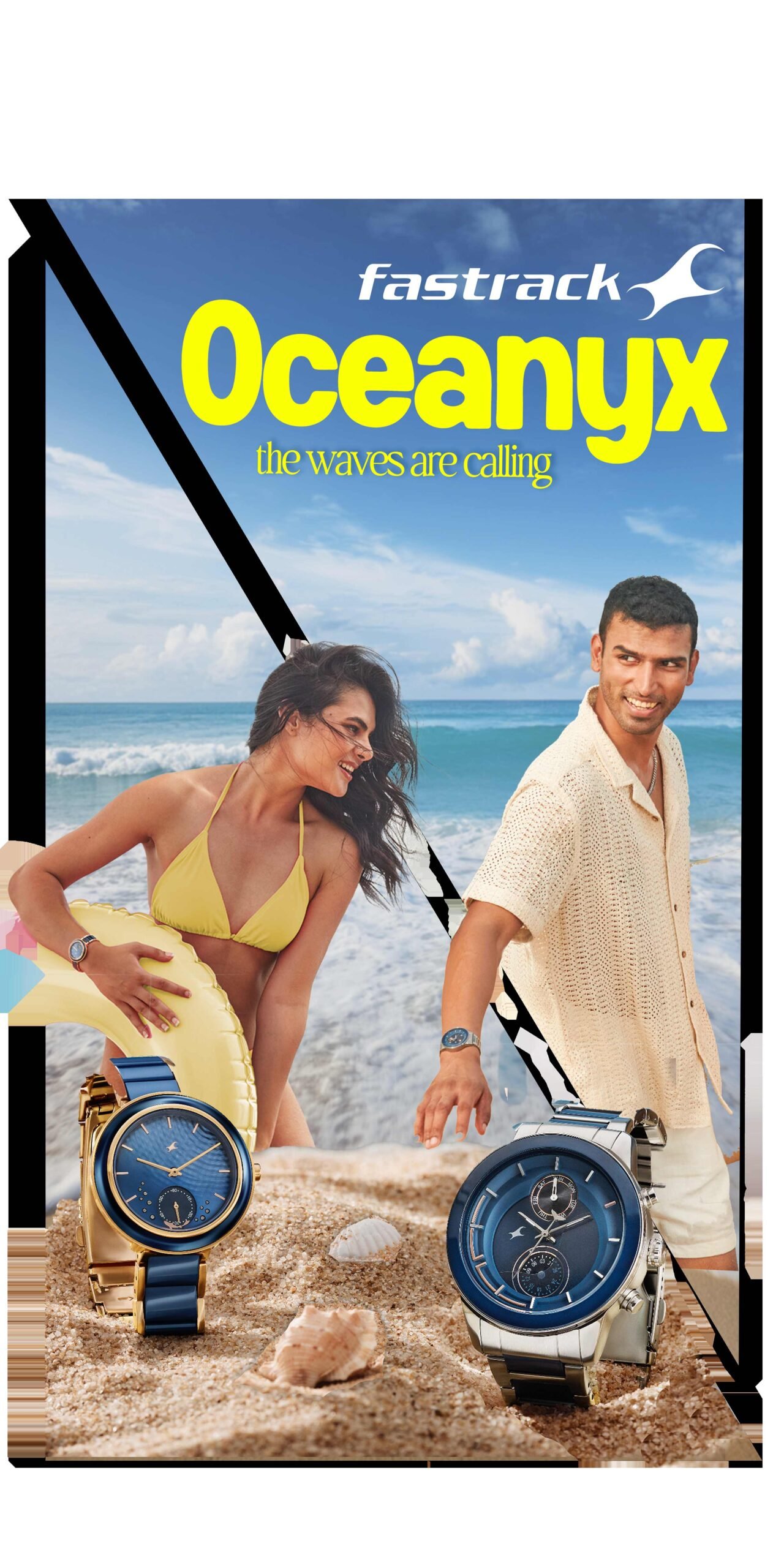 Fastrack ends the Mountains vs Beaches Debate with the new Oceanyx collection!