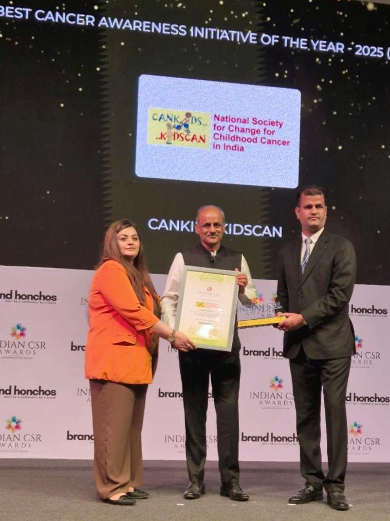 CanKids Wins Indian CSR Award 2025 for Best Cancer Initiative of the Year