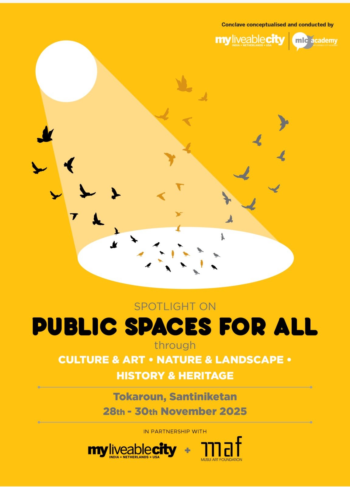 MyLiveableCity To Present A Conclave On “Public Spaces For All” In Collaboration With Musui Art Foundation At Santiniketan