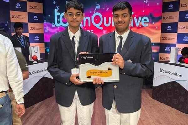 Sukrit Gupta and Sayudh Ray from Delhi Public School, New Town, Win the Kolkata Edition of TCS InQuizitive 2025