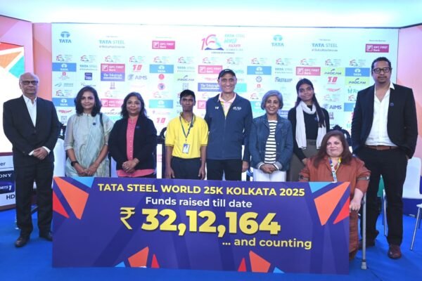 Corporates, individuals, runners and along with 40 NGO’s raised INR 32.12 lakhs at the Tata Steel World 25K Kolkata