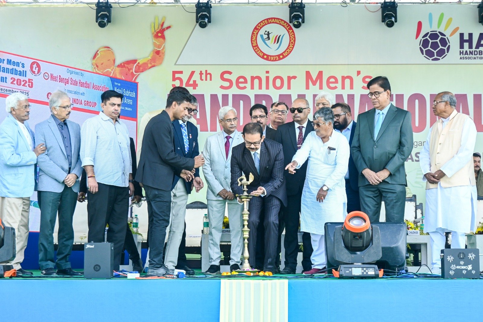 54th Senior Men’s National Handball Championship 2025 Kicks Off at Chinsurah