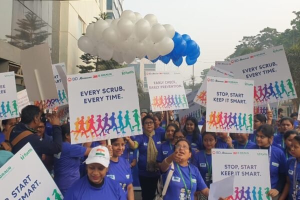 Fortis Hospital Anandapur Hosts Kolkata’s First-Ever IV Nurses Walkathon