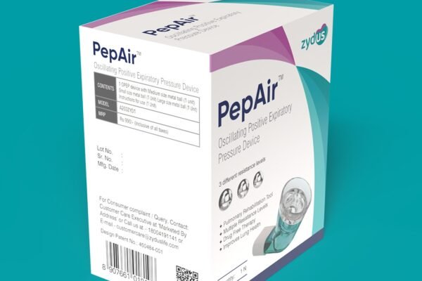 Zydus launches PEPAIRTM, a first in India, affordable, drug-free, handheld device for better respiratory health