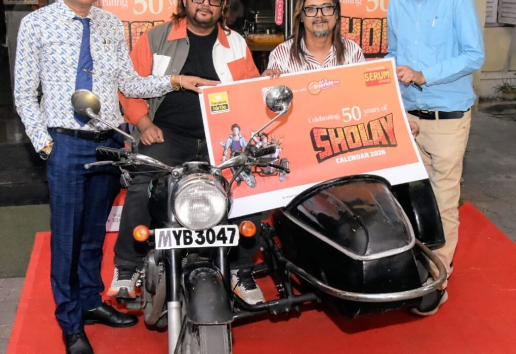 A special calendar has been released to mark the fiftieth anniversary of the film 'Sholay'