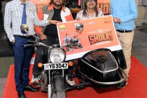 A special calendar has been released to mark the fiftieth anniversary of the film 'Sholay'