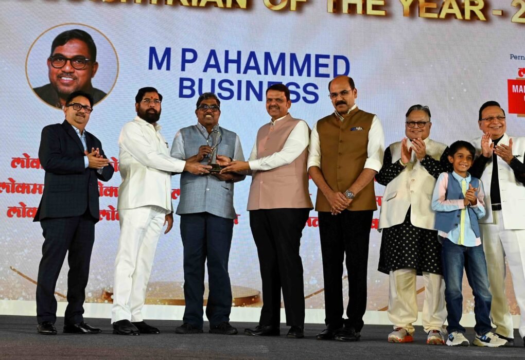 M.P. Ahammad, Chairman, Malabar Group, has been honoured with the prestigious Business Bhushan Award at the Lokmat Maharashtrian of the Year Awards 2026,