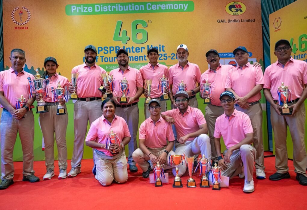 The 46th PSPB Inter-Unit Golf Tournament 2025–26 concluded at the prestigious Royal Calcutta Golf Club in Kolkata
