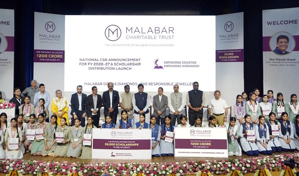 Union Minister Piyush Goyal Unveils Malabar Gold & Diamonds’ ₹200 Crore CSR Initiative for FY 2026–27