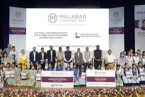 Union Minister Piyush Goyal Unveils Malabar Gold & Diamonds’ ₹200 Crore CSR Initiative for FY 2026–27