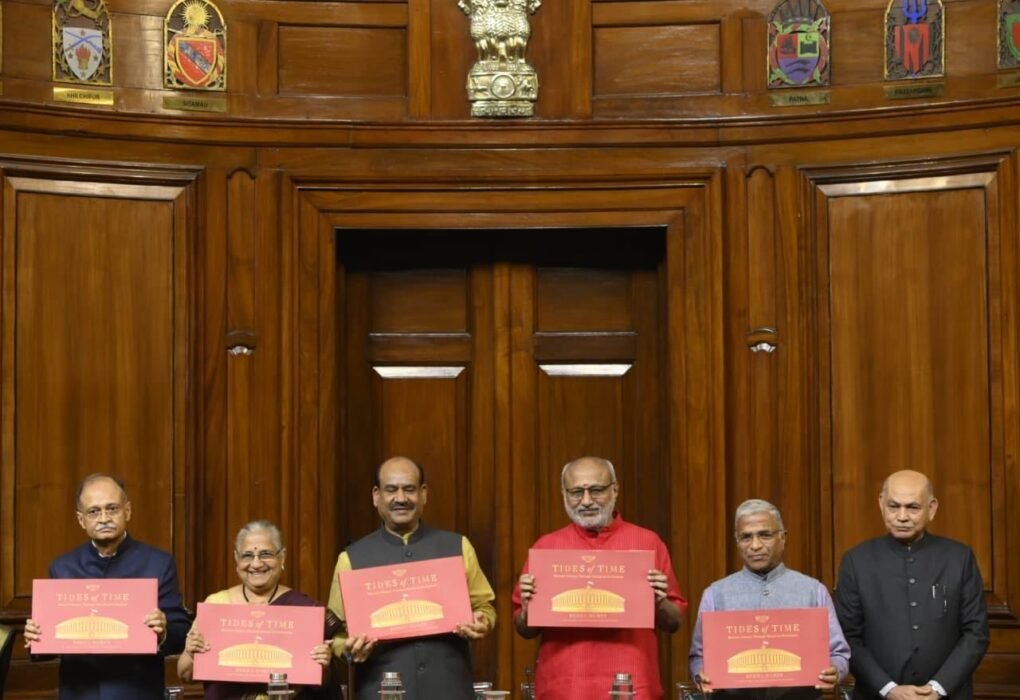 Sudha Murthy's book 'Tides of Time: India's History through Murals in Parliament' officially launched