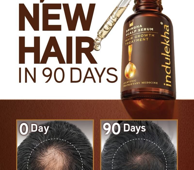 Indulekha Bringha Hair Growth Serum Completes Second Clinical Trial, Proves New Hair Growth in 90 days