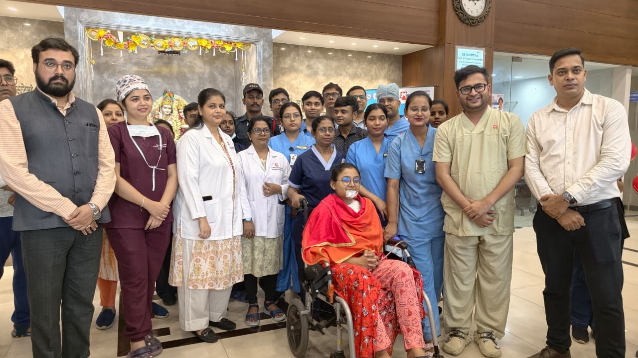 ILS Hospitals, Dum Dum Celebrates the Discharge of NEET Aspirant Ms. Shrishti Dubey After Life-Saving Trauma Surgery and Inspiring Recovery
