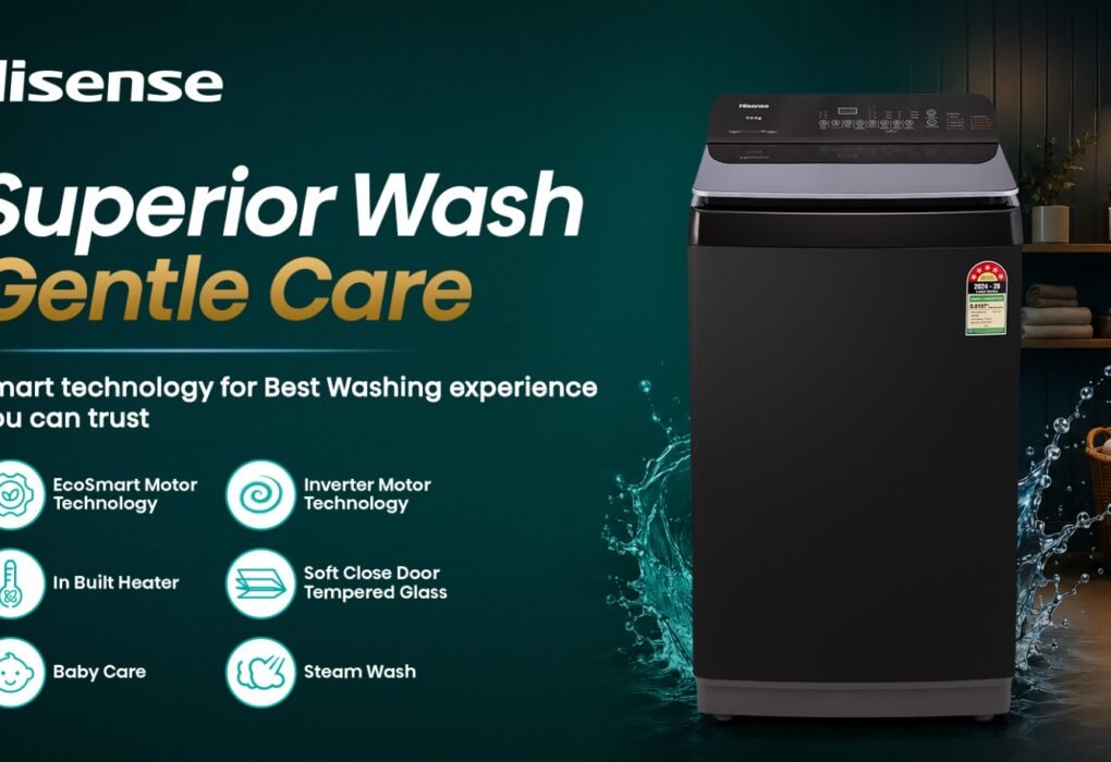 Hisense India Enters the Laundry Category with the Launch of the Washing Machine Range