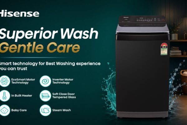 Hisense India Enters the Laundry Category with the Launch of the Washing Machine Range