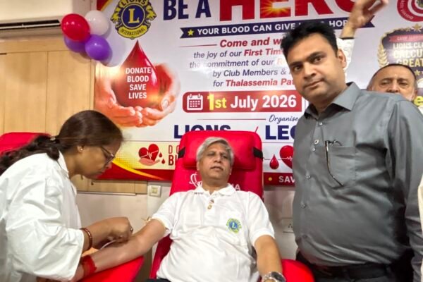Blood Donation Drive by Lions & Leo District 322B1 Brings Lifeline Support for Thalassaemia Children