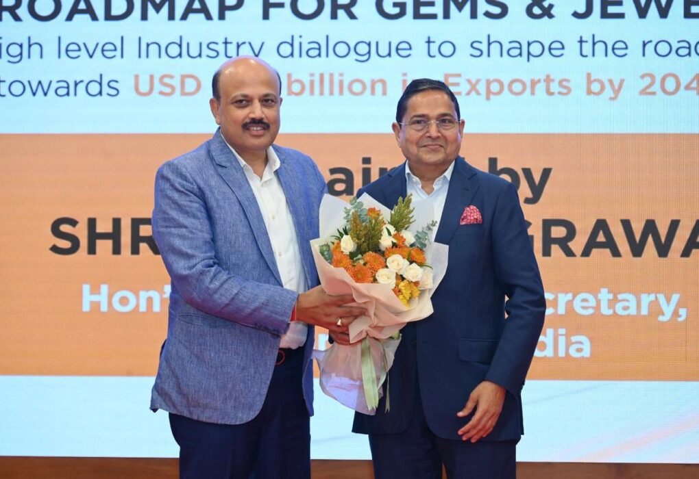 Commerce Secretary Shri Rajesh Agrawal Unveils Visionary 2040 Roadmap for USD 100 Billion Gems & Jewellery Exports at Chintan Shivir