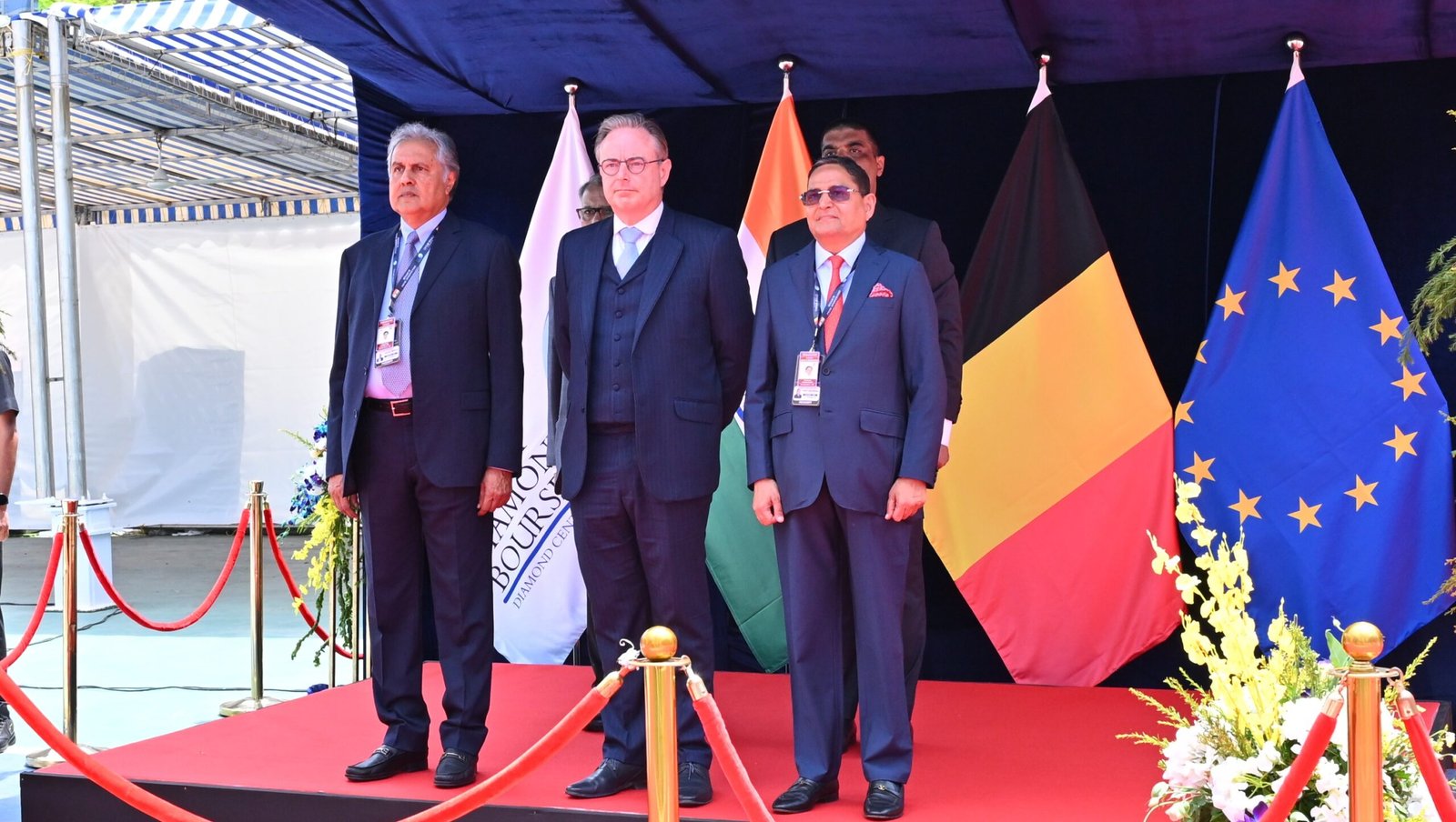 Belgian Prime Minister H.E. Bart De Wever Makes Historic First Visit To Bharat Diamond Bourse