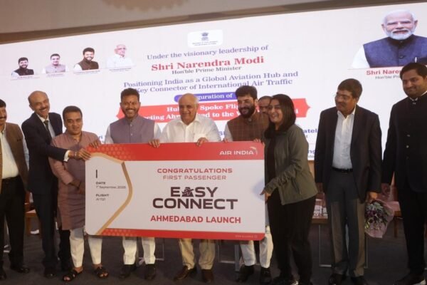AIR INDIA LAUNCHES ‘EASY CONNECT’ FLIGHTS FROM AHMEDABAD, CONNECTING GUJARAT TO 26 GLOBAL DESTINATIONS