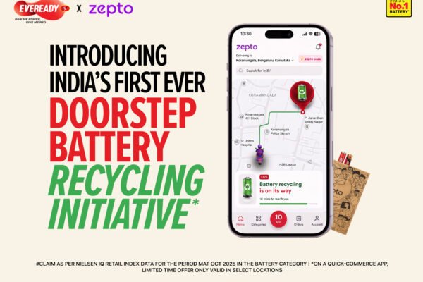 Eveready and Zepto Launch India’s First Quick-Commerce Battery Recycling Initiative