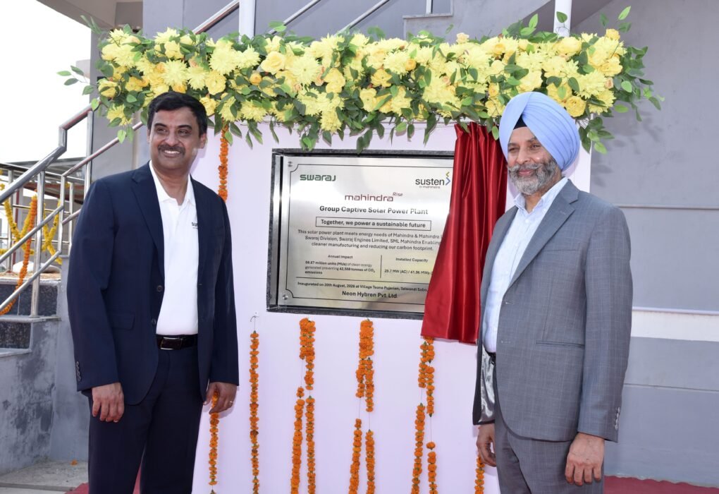 Swaraj Tractors and Mahindra Susten Commission One of Punjab’s Largest Group Captive Solar Projects